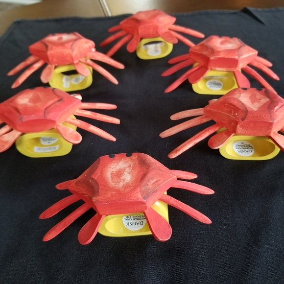 🦀 Dansk Wood Crab Napkin Holders 🦀 - Picture 5 of 16